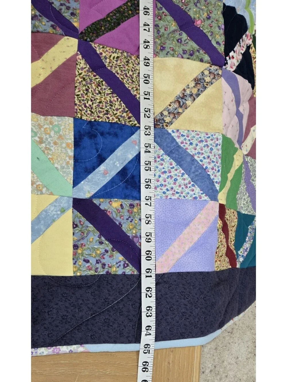 QUILT - HANDMADE - SCRAPPY - MULTI COLOR